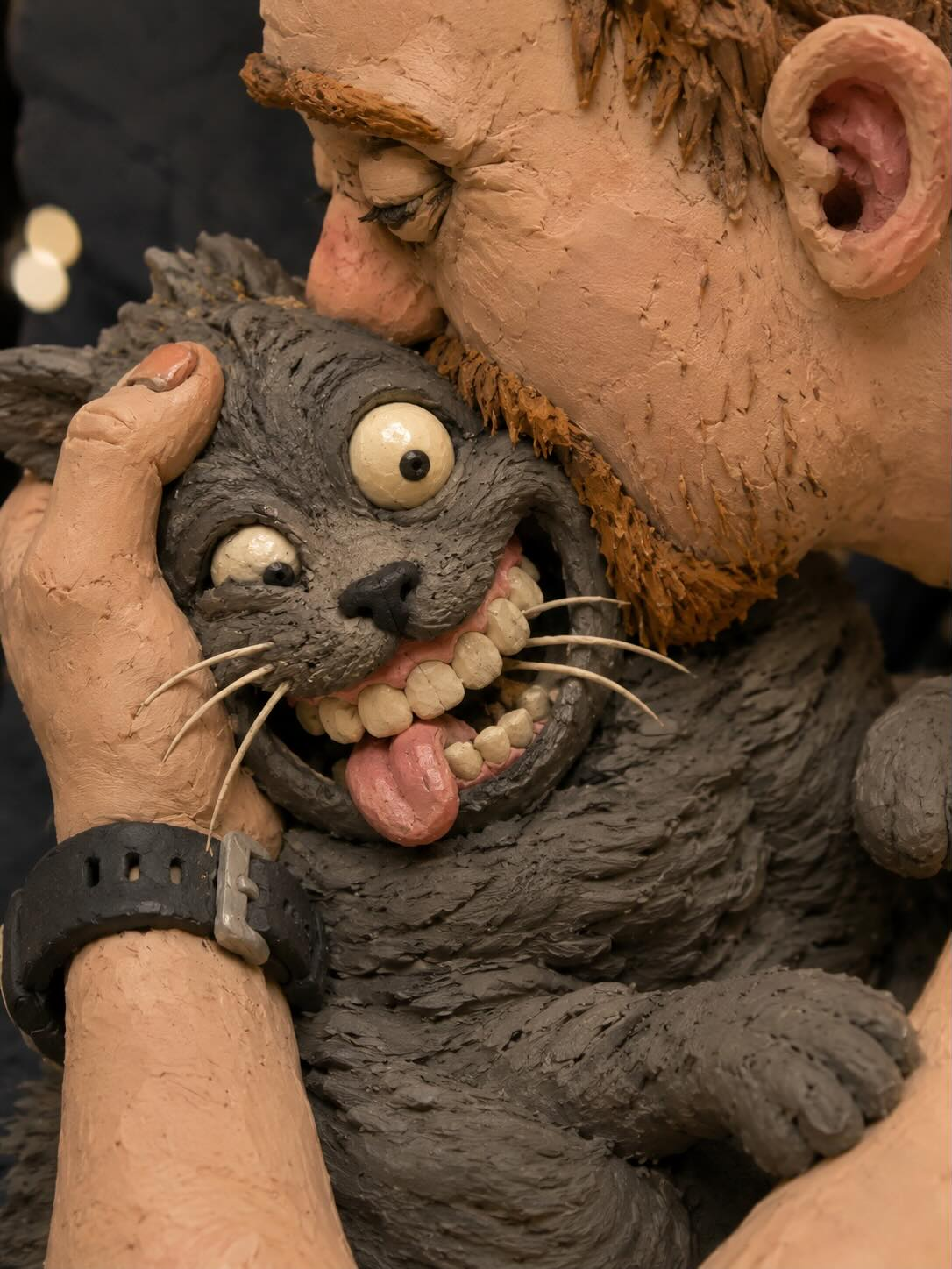 Escultura clay art hiperrealista